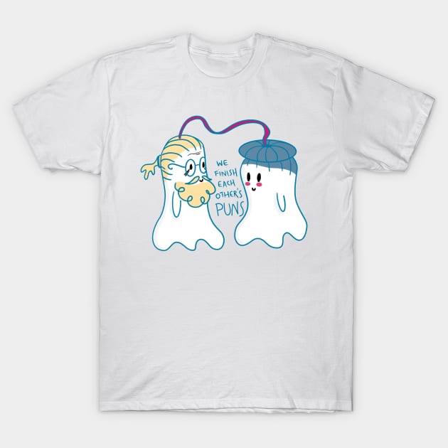 Little Ghost Telepathic T-Shirt by nathalieaynie